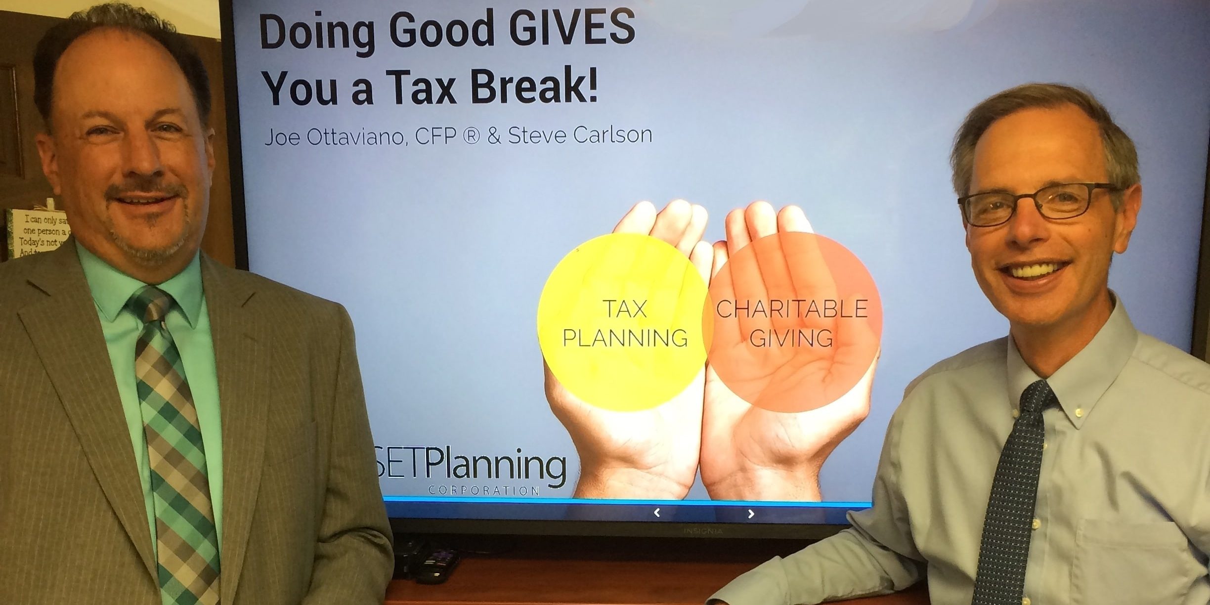 Doing Good GIVES You a Tax Break! Part 1