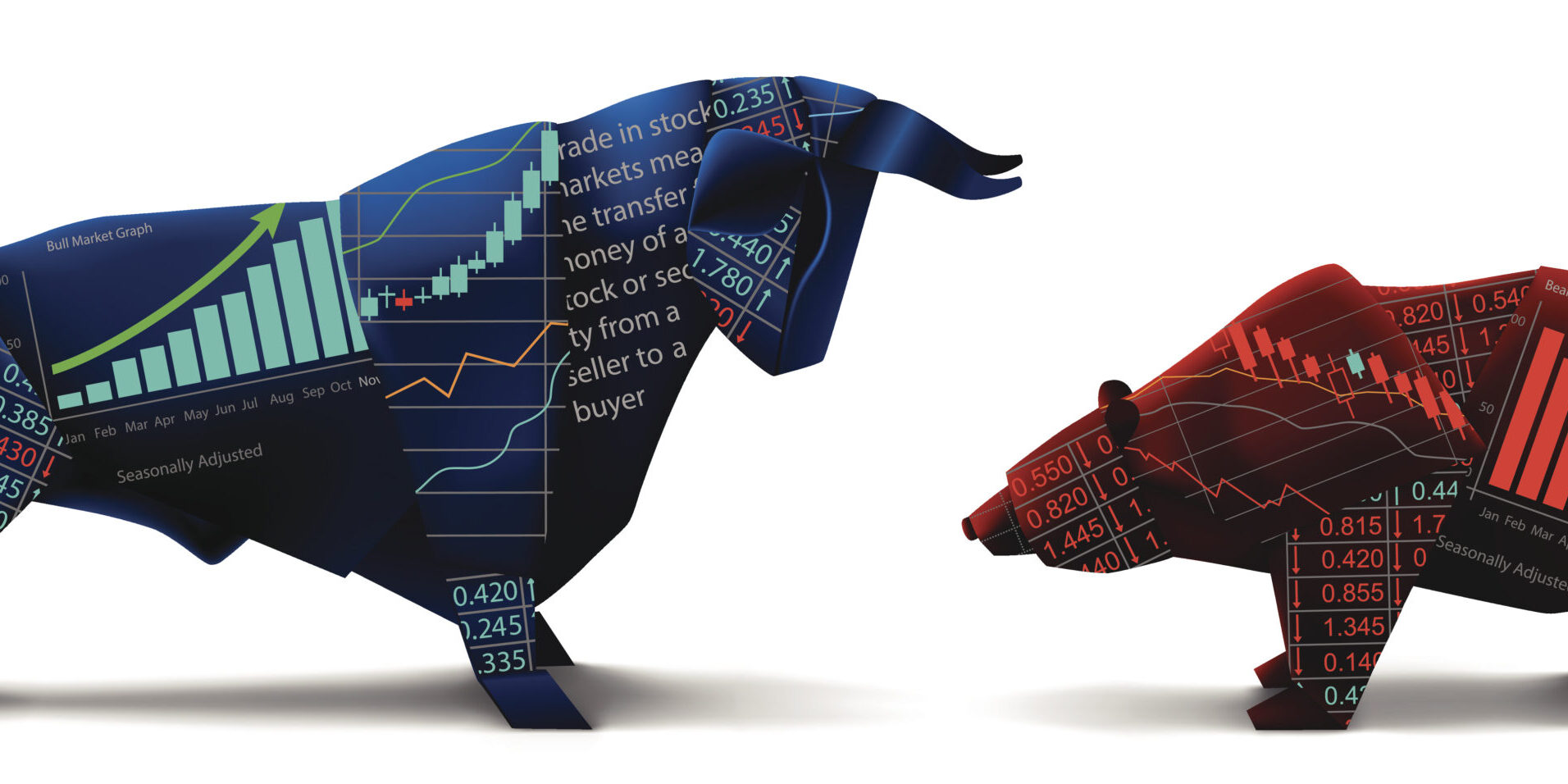 Bull vs Bear Origami