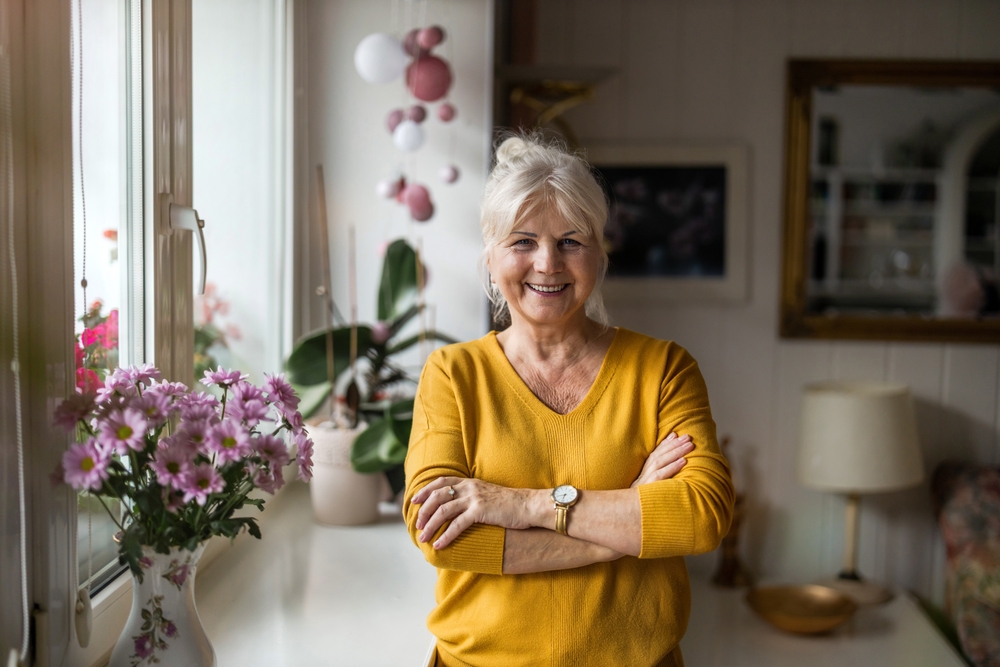 Portrait,Of,A,Senior,Woman,In,Her,Home